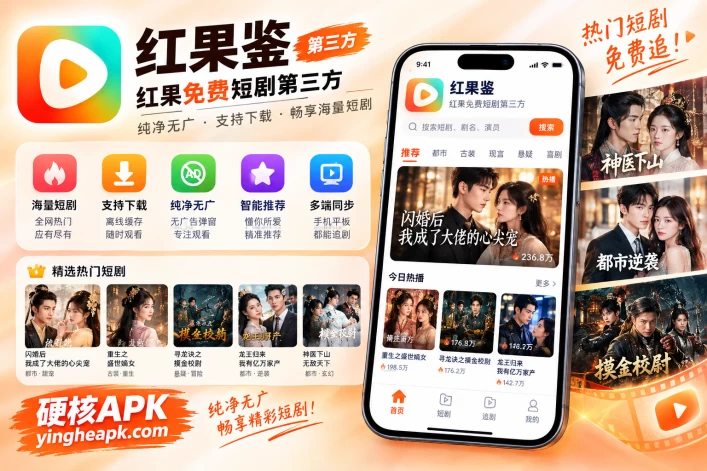 红果鉴 v0.2.55 - 红果免费短剧第三方，纯净无广，支持下载